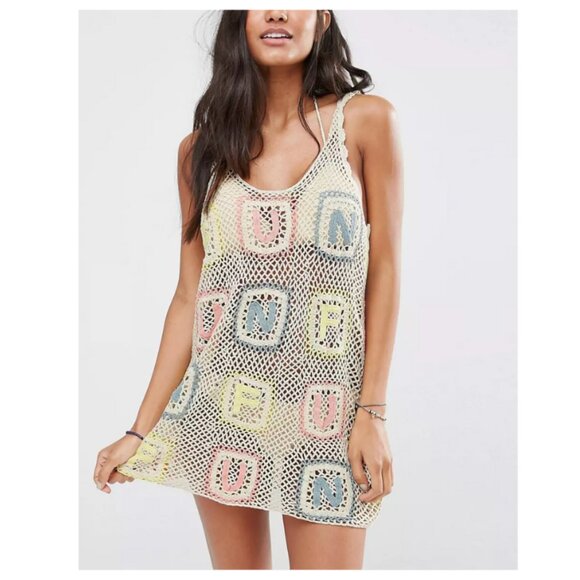 Wildfox Sabrina Fun Crochet Swim Cover/Dress - Picture 5 of 5